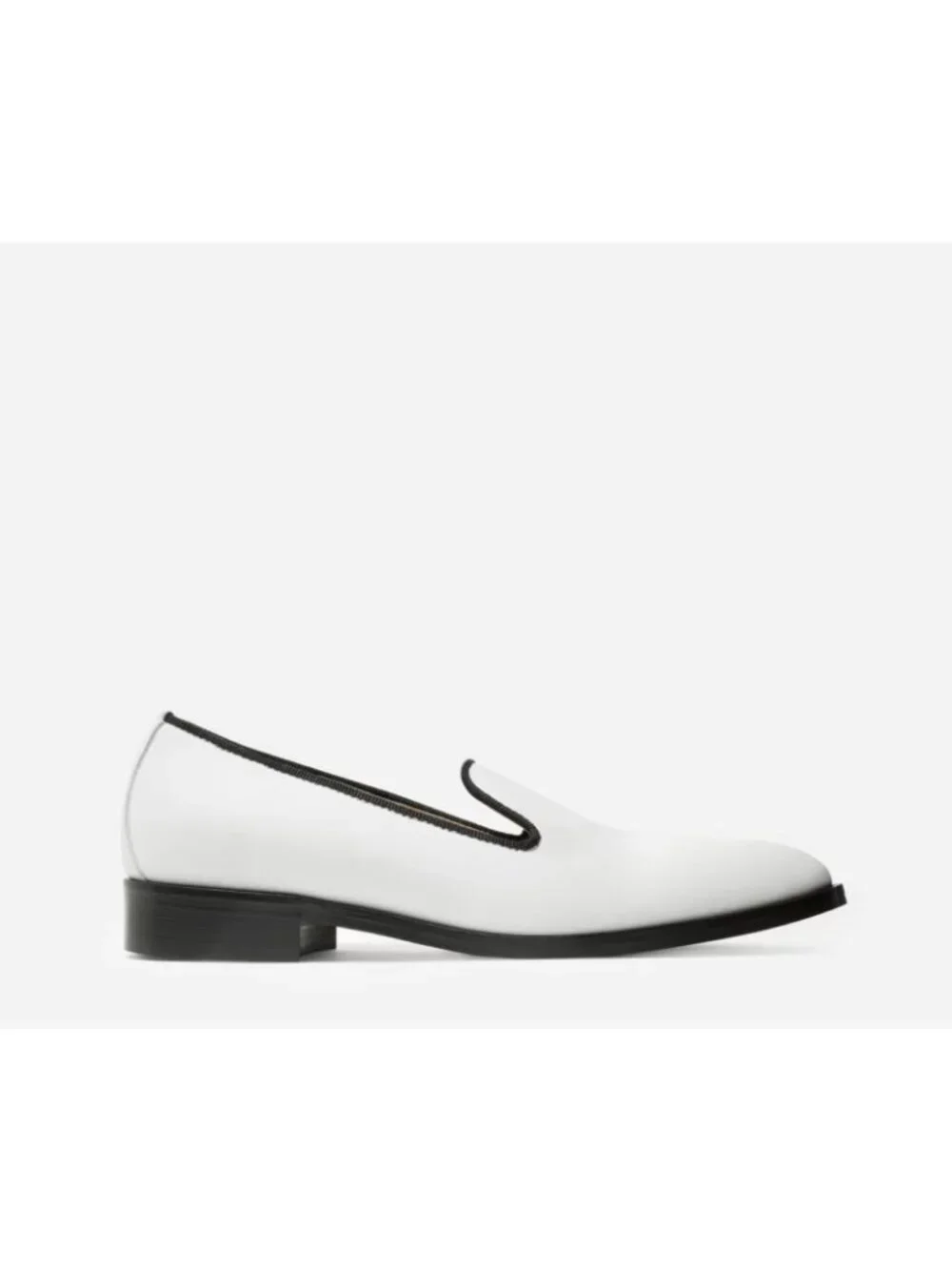 Everlane Women's The Modern Smoking White Loafer sz 9.5